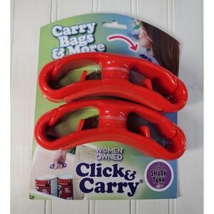 Click & Carry Kitchen Storage & Organization - Plastic Bag Organizer/ Holder NEW